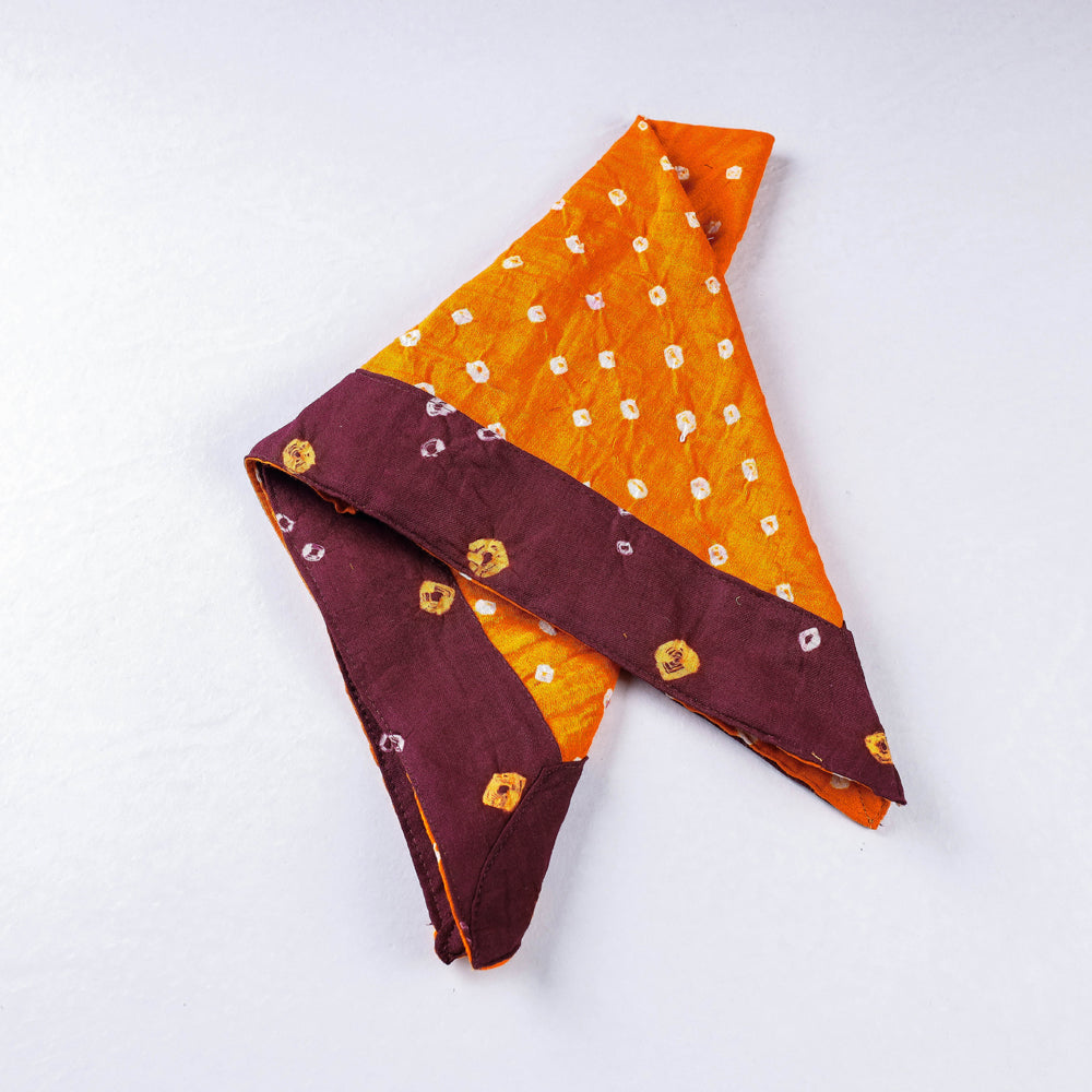 Bandhani Tie-dye Cotton Bandana
