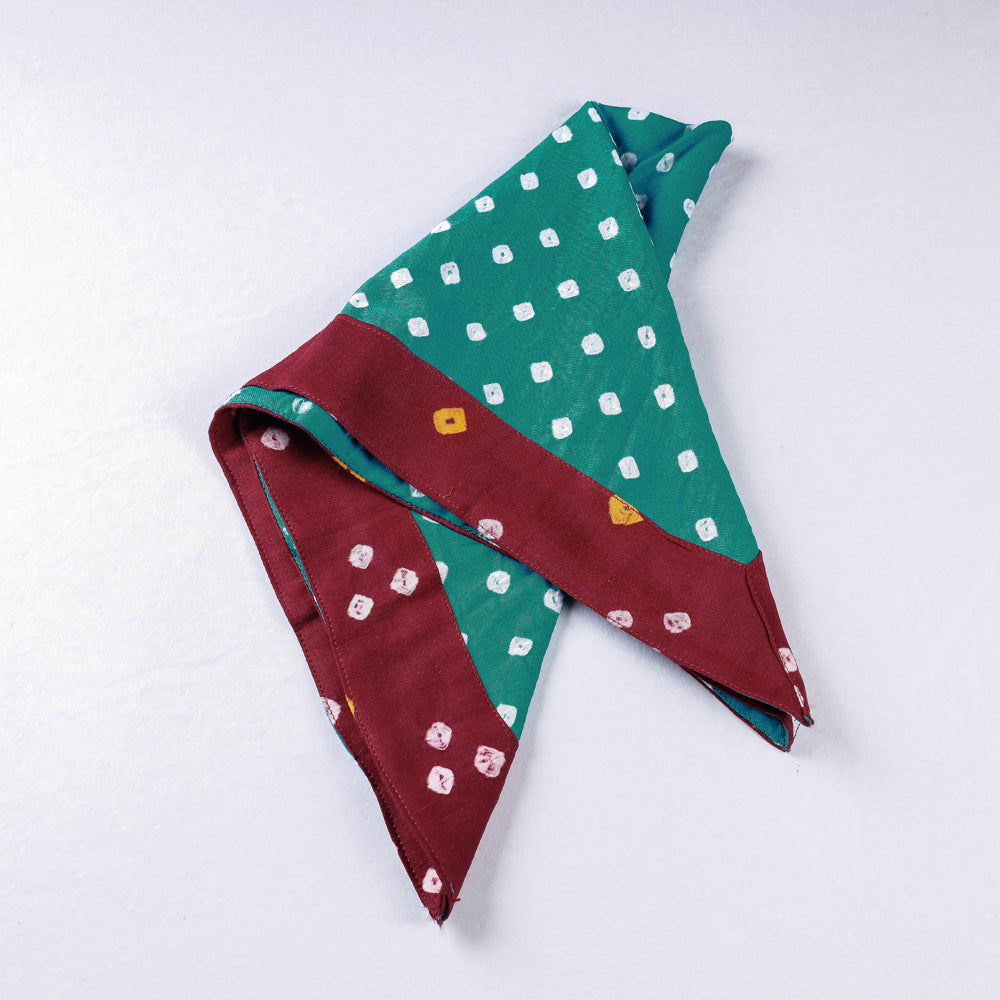 Bandhani Tie-dye Cotton Bandana