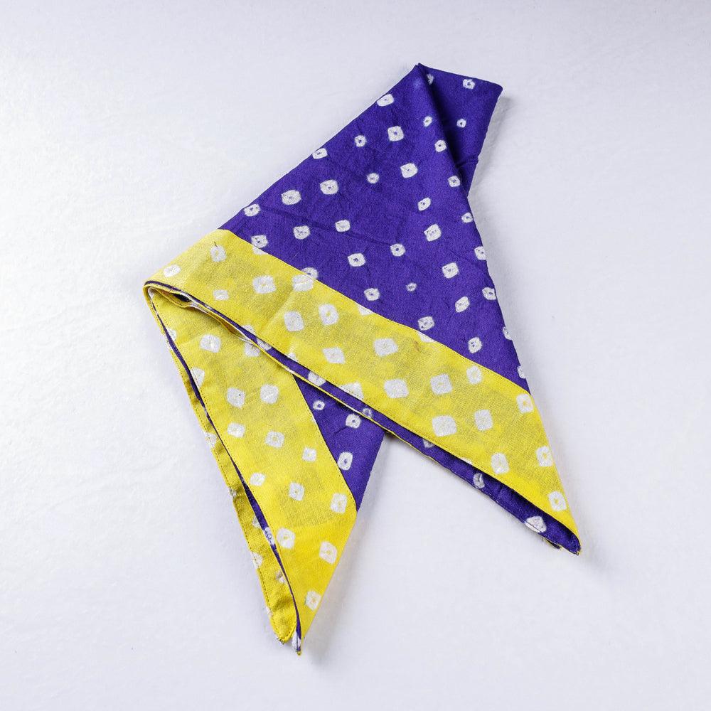 Bandhani Tie-dye Cotton Bandana