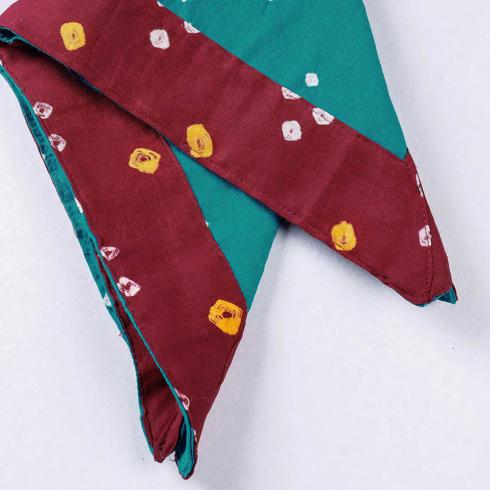 Bandhani Tie-dye Cotton Bandana