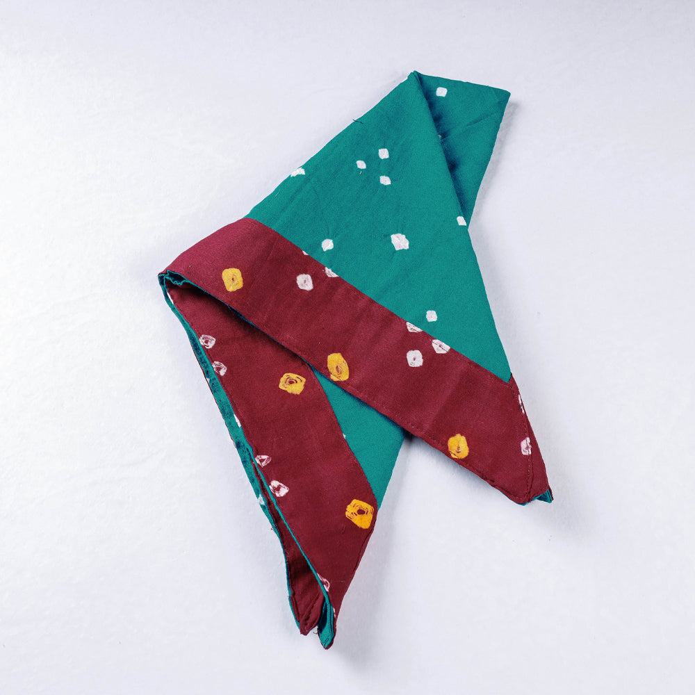 Bandhani Tie-dye Cotton Bandana