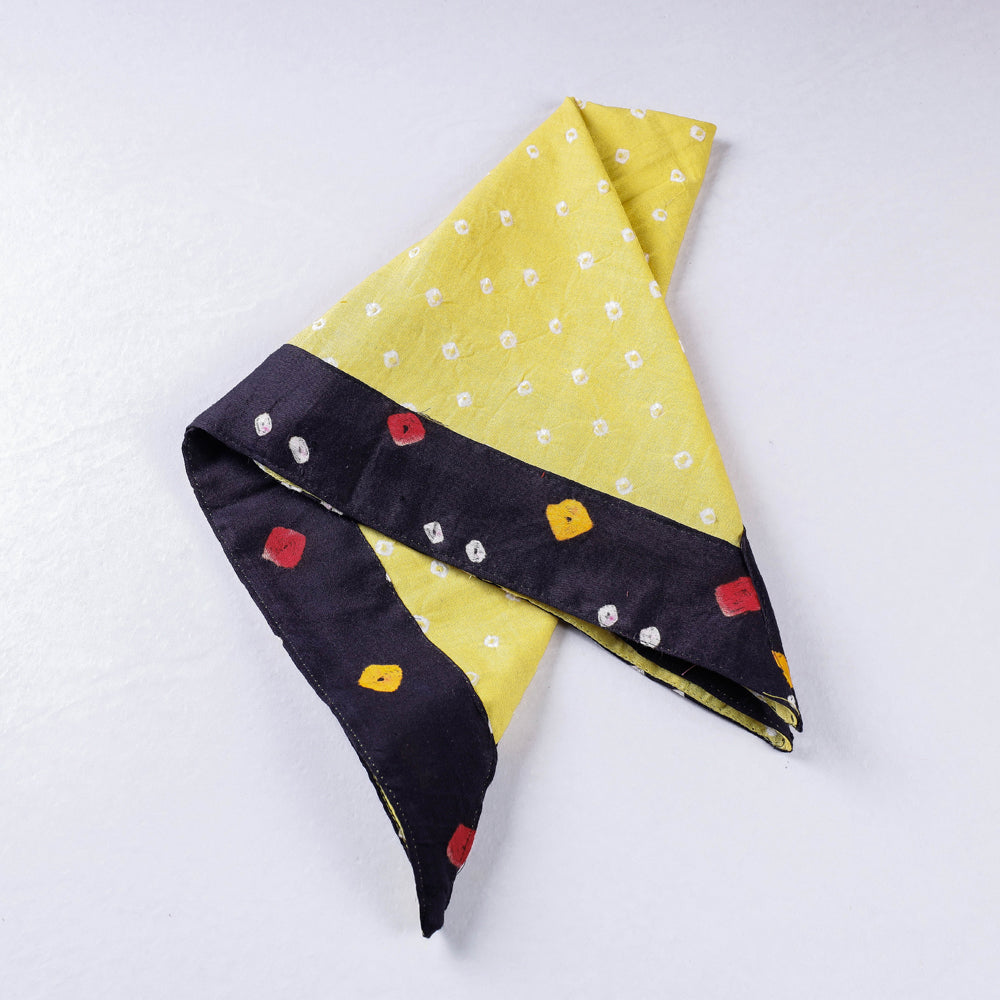 Bandhani Tie-dye Cotton Bandana