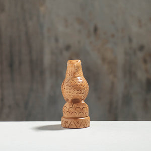 Bird - Hand Carved Kadam Wood Sculpture (4.3 in)