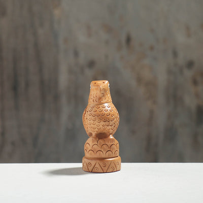 Bird - Hand Carved Kadam Wood Sculpture (4.3 in)