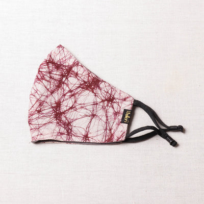 Batik Block Print Cotton 3 Layer Snug Fit Face Cover
