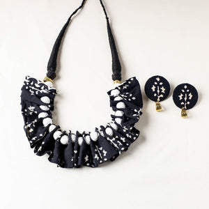 Bishnupur Handcrafted Fabric Necklace Set