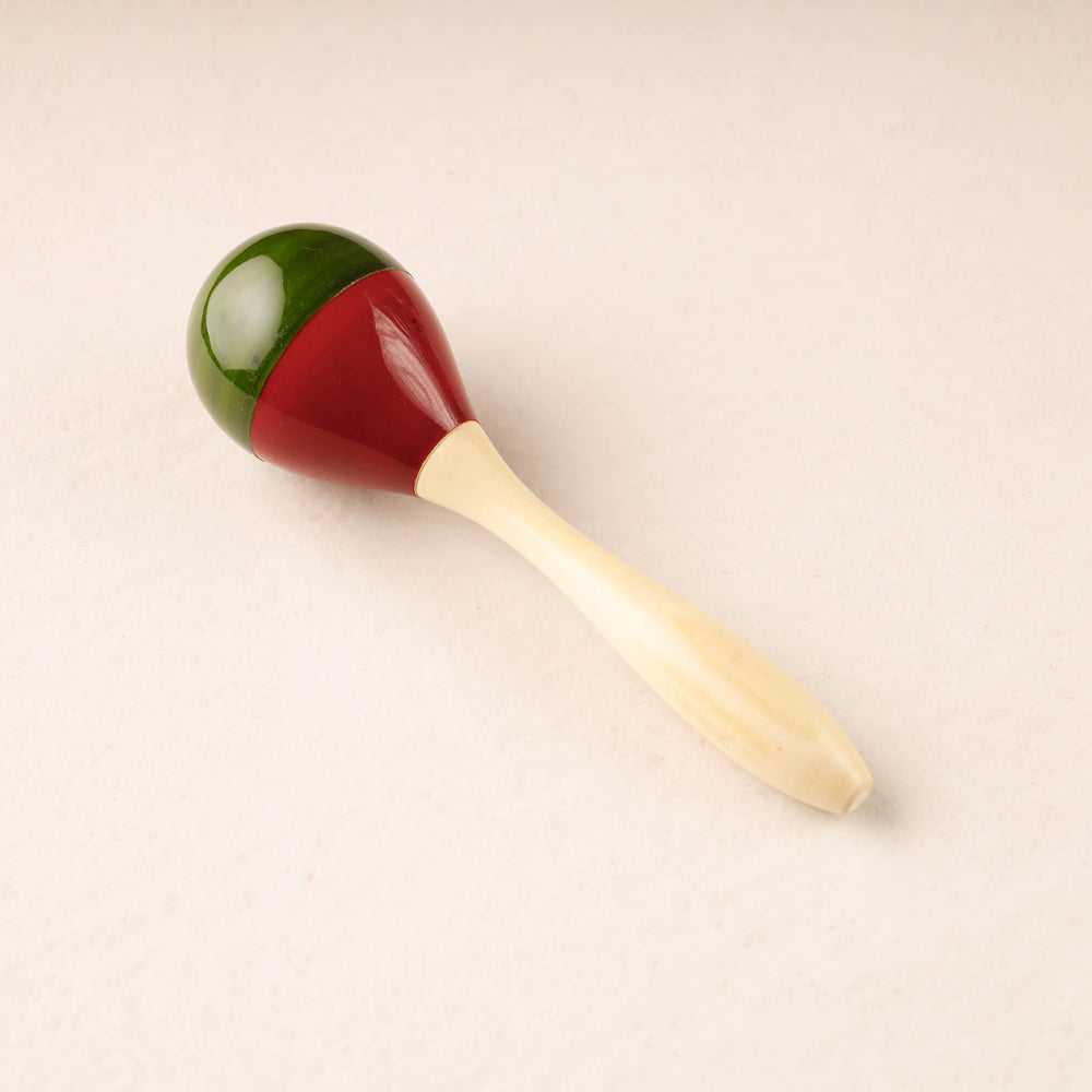 Egg Rattle - Channapatna Handmade Wooden Toy