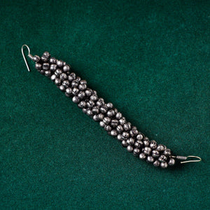 Antique Silver Finish Oxidised Brass Base Juda Pin