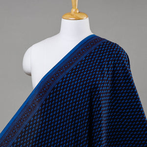 Blue - Bagh Hand Block printed Cotton Fabric