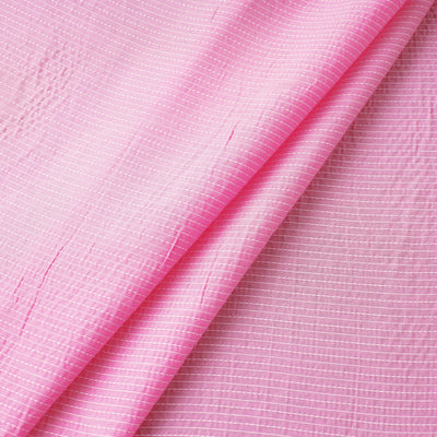 Baby Pink - Prewashed Running Stitch Plain Cotton Fabric 24