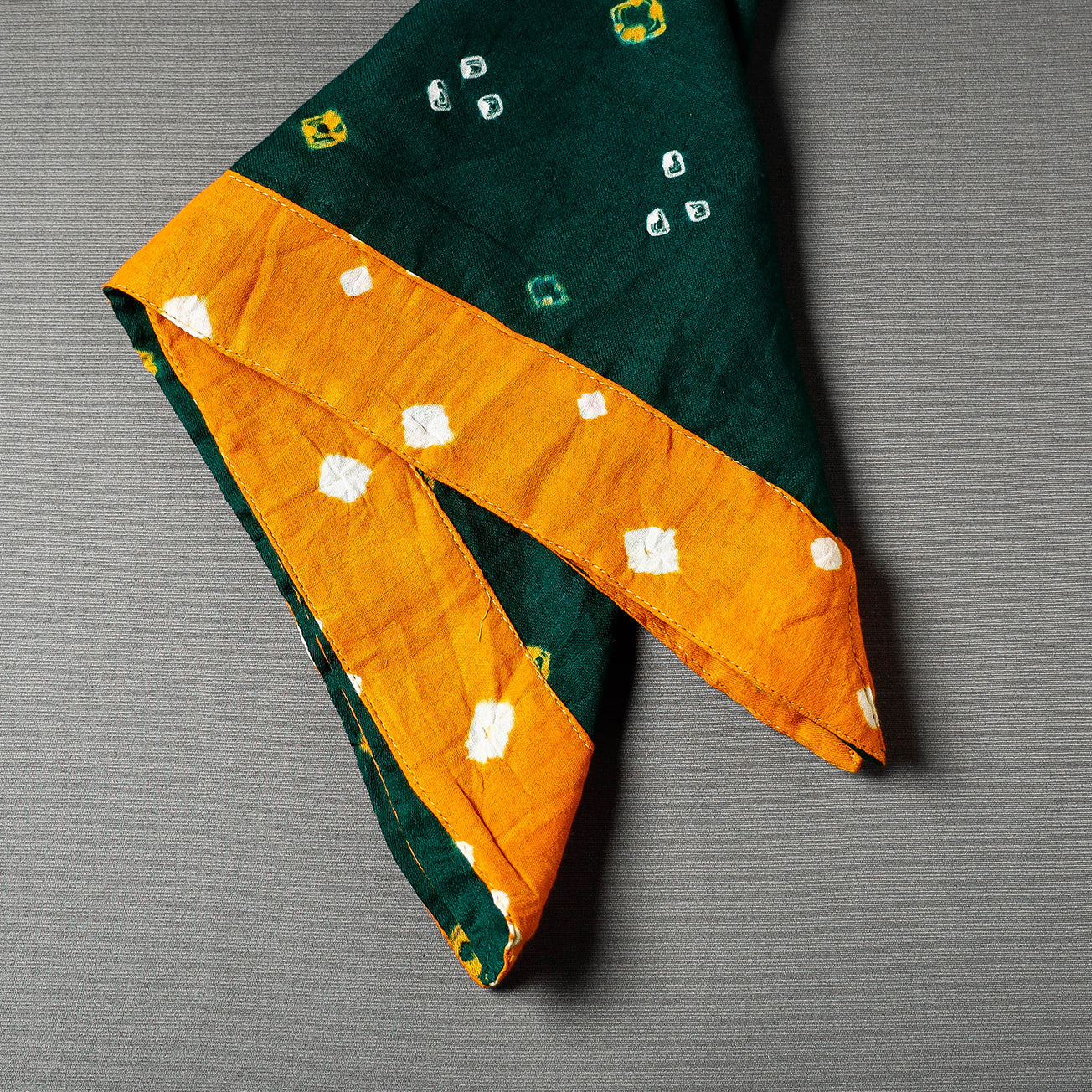 Bandhani Tie-Dye Cotton Bandana