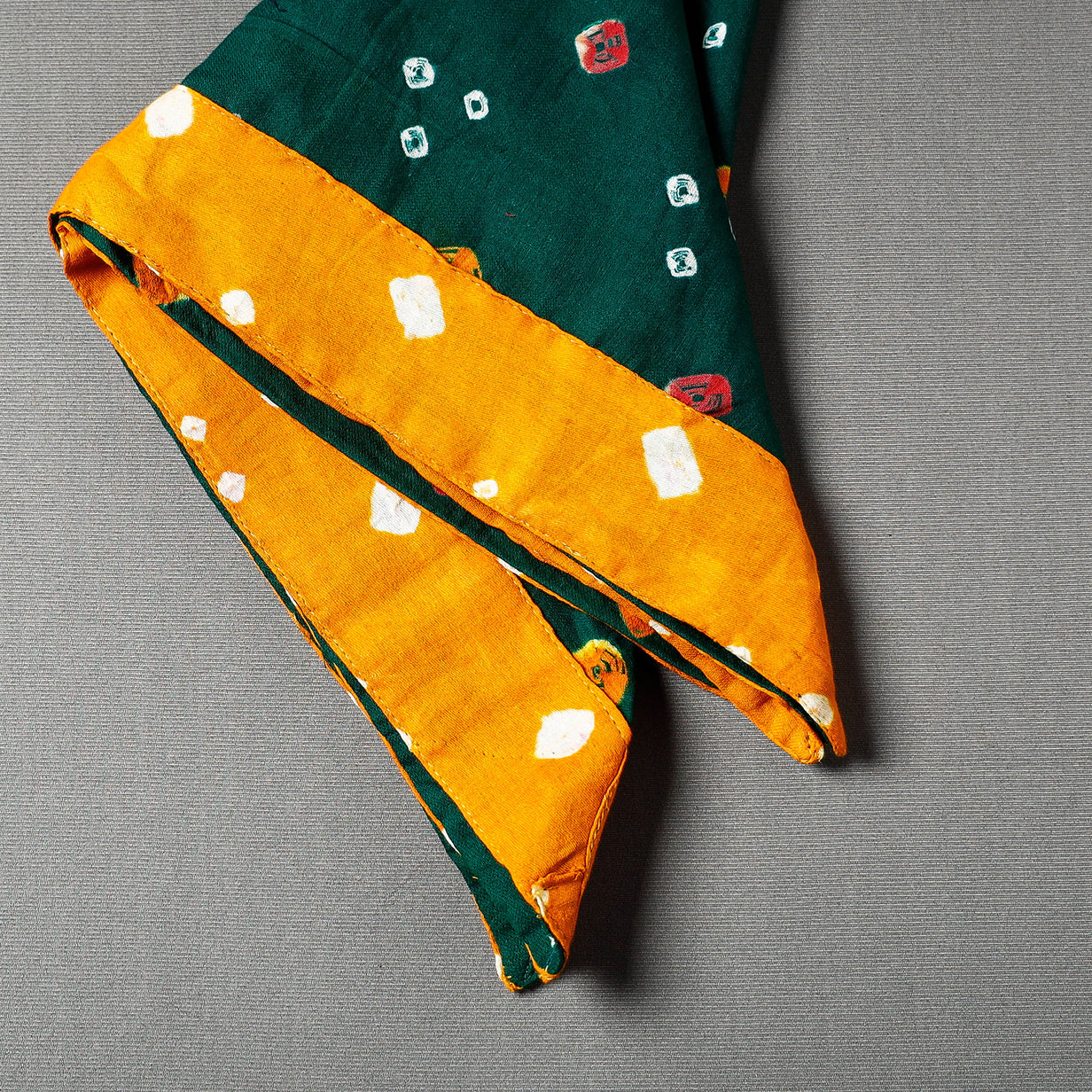 Bandhani Tie-Dye Cotton Bandana