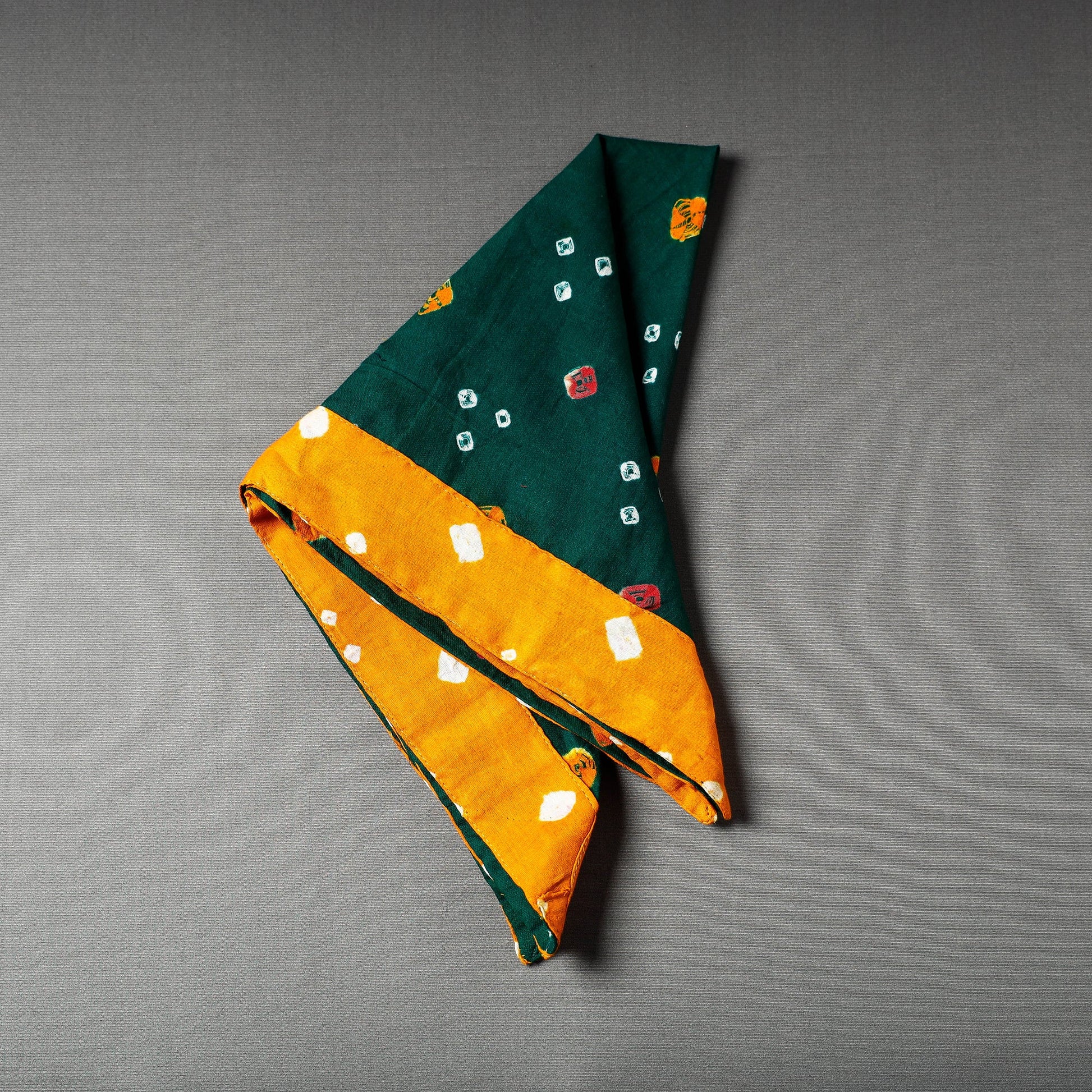 Bandhani Tie-Dye Cotton Bandana