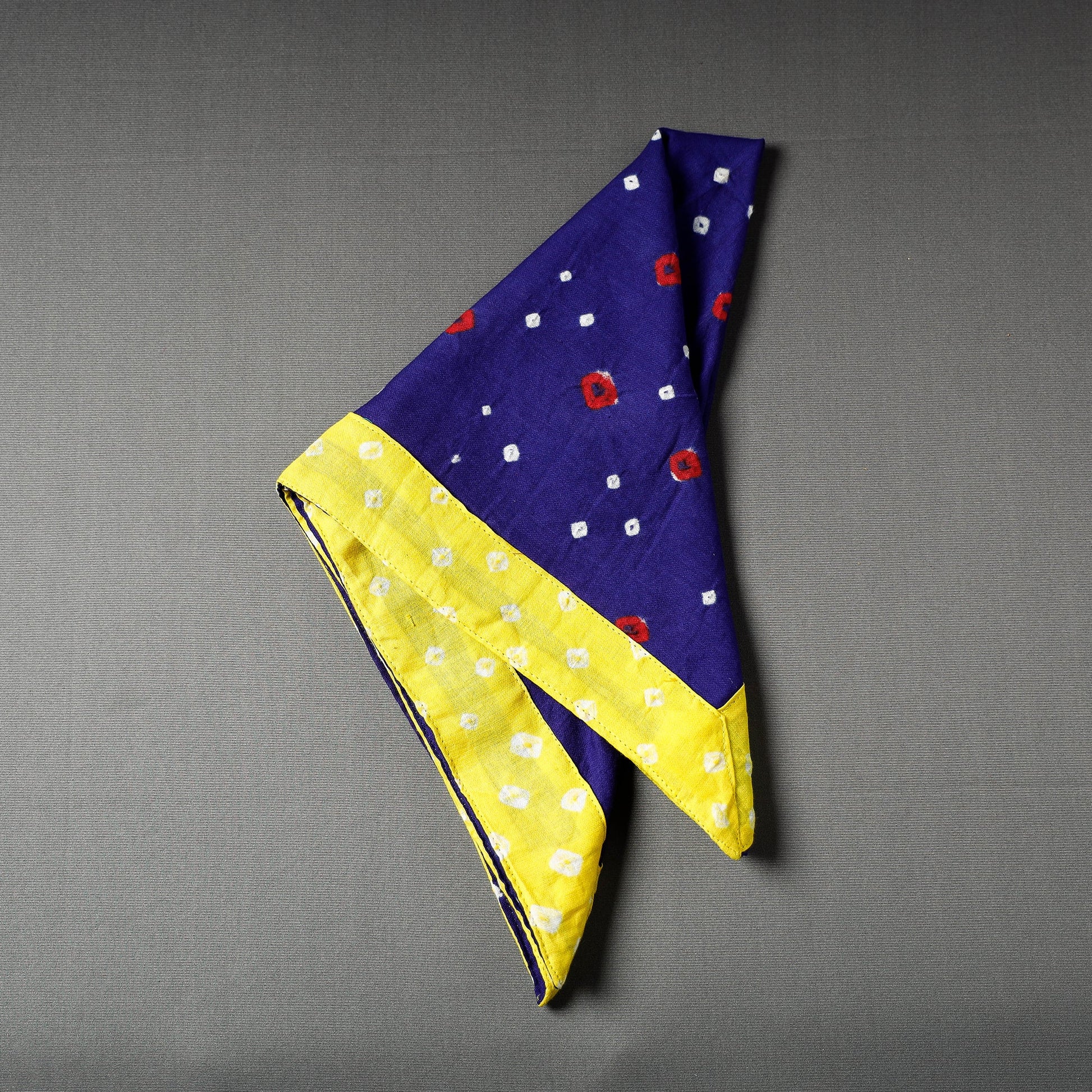 Bandhani Tie-Dye Cotton Bandana