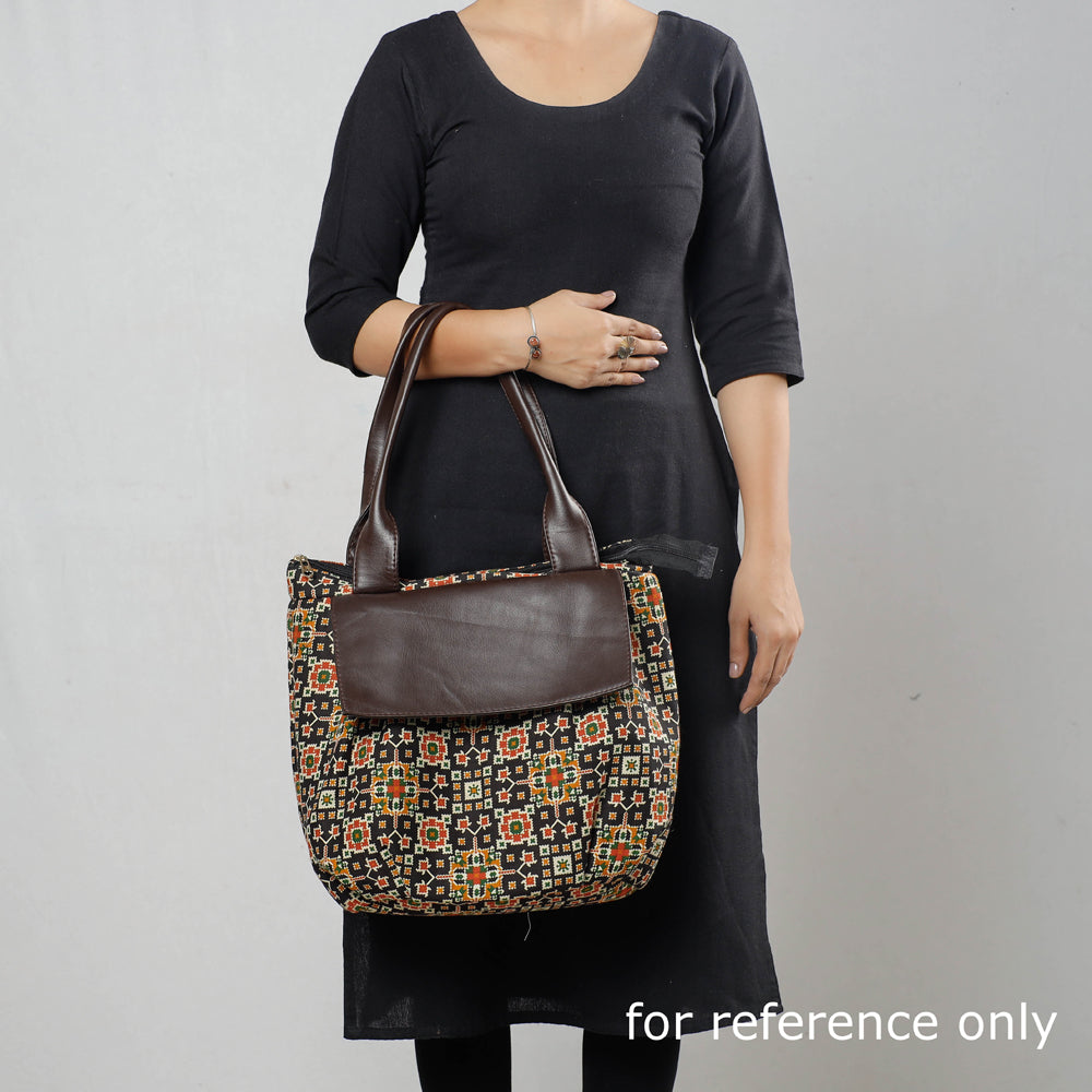 Brown - Kutch Handcrafted Cotton Shoulder Bag (Set of 2)