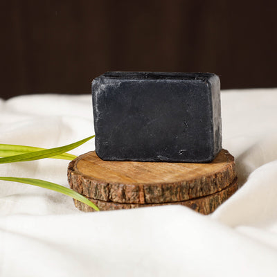 Bihra Handmade Natural Charcoal Almond Soap (100gm)