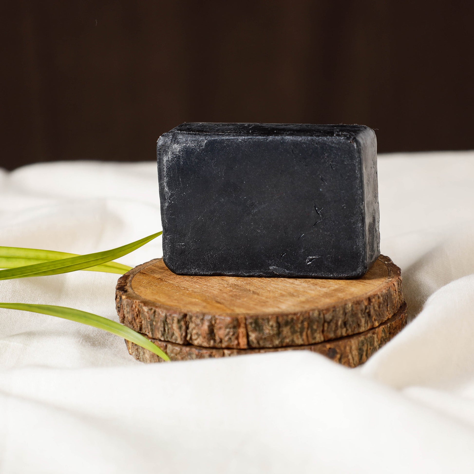 Bihra Handmade Natural Charcoal Almond Soap (100gm)