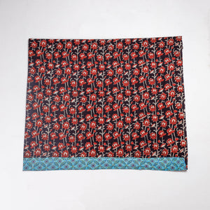 Black - Rangoli Bagru Block Printing Cotton Blouse Piece