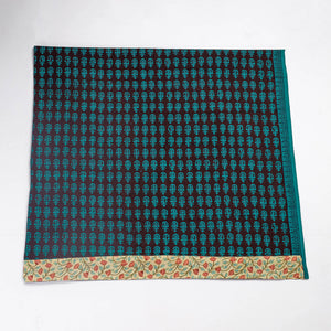 Black - Rangoli Bagh Block Printing Cotton Blouse Piece
