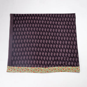 Black - Rangoli Bagh Block Printing Cotton Blouse Piece