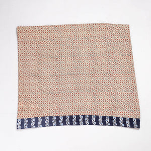 Beige - Rangoli Kalamkari Block Printed Cotton Blouse Piece