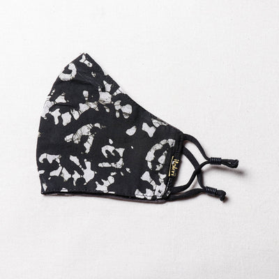 Batik Block Print Cotton 3 Layer Snug Fit Face Cover