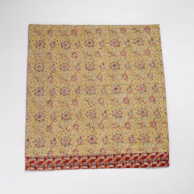Beige - Rangoli Kalamkari Block Printed Cotton Blouse Piece