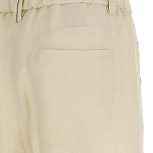 Brunello Cucinelli Linen Trousers