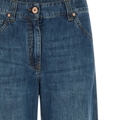 Brunello Cucinelli Wide Leg Jeans