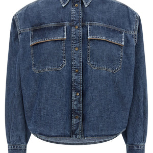 Brunello Cucinelli Shiny Pockets Shirt