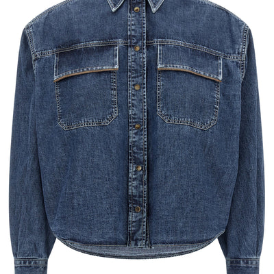 Brunello Cucinelli Shiny Pockets Shirt