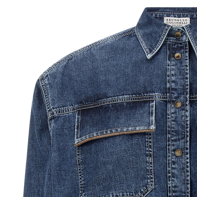 Brunello Cucinelli Shiny Pockets Shirt