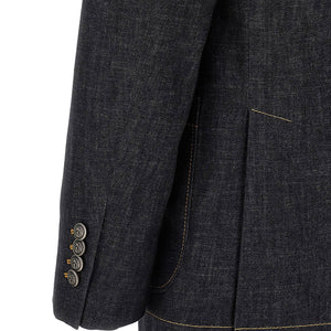 Brunello Cucinelli Double-breasted Denim Blazer