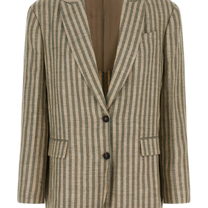 Brunello Cucinelli Striped Blazer