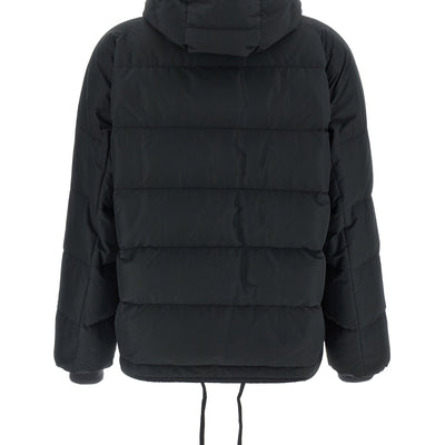 Brunello Cucinelli Down Jacket With Knit And Jewel Details