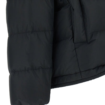 Brunello Cucinelli Down Jacket With Knit And Jewel Details