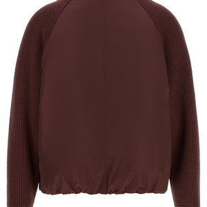 Brunello Cucinelli Shiny Zipper Pull Down Jacket