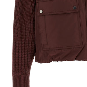 Brunello Cucinelli Shiny Zipper Pull Down Jacket