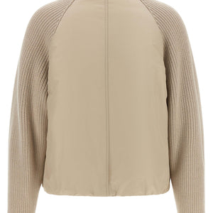 Brunello Cucinelli Knit Insert Down Jacket