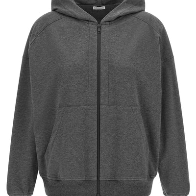 Brunello Cucinelli Shiny Trims Hoodie