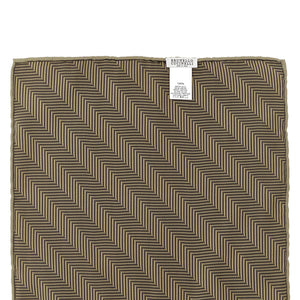 Brunello Cucinelli Chevron Pocket Clutch