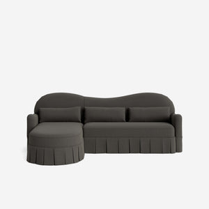 Middleton Skirted Chaise Sectional Sofa by Ginny Macdonald