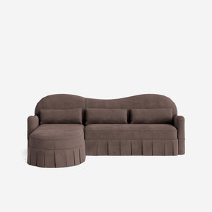 Middleton Skirted Chaise Sectional Sofa by Ginny Macdonald