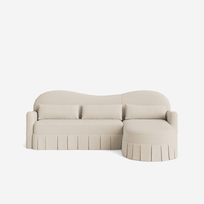 Middleton Skirted Chaise Sectional Sofa by Ginny Macdonald
