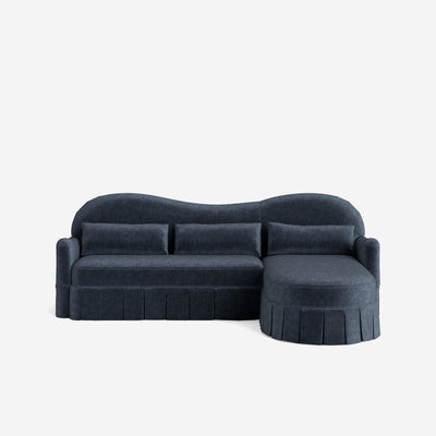 Middleton Skirted Chaise Sectional Sofa by Ginny Macdonald