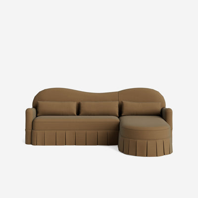 Middleton Skirted Chaise Sectional Sofa by Ginny Macdonald