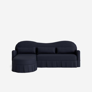 Middleton Skirted Chaise Sectional Sofa by Ginny Macdonald