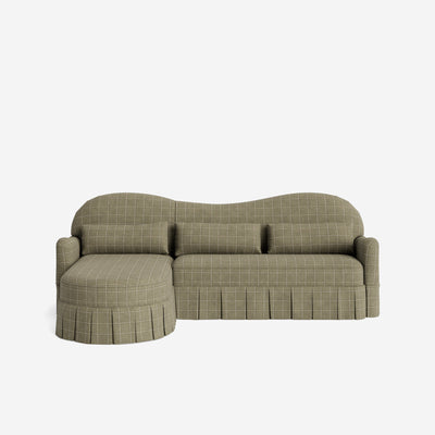 Middleton Skirted Chaise Sectional Sofa by Ginny Macdonald