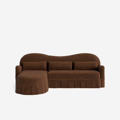 Middleton Skirted Chaise Sectional Sofa by Ginny Macdonald