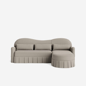 Middleton Skirted Chaise Sectional Sofa by Ginny Macdonald